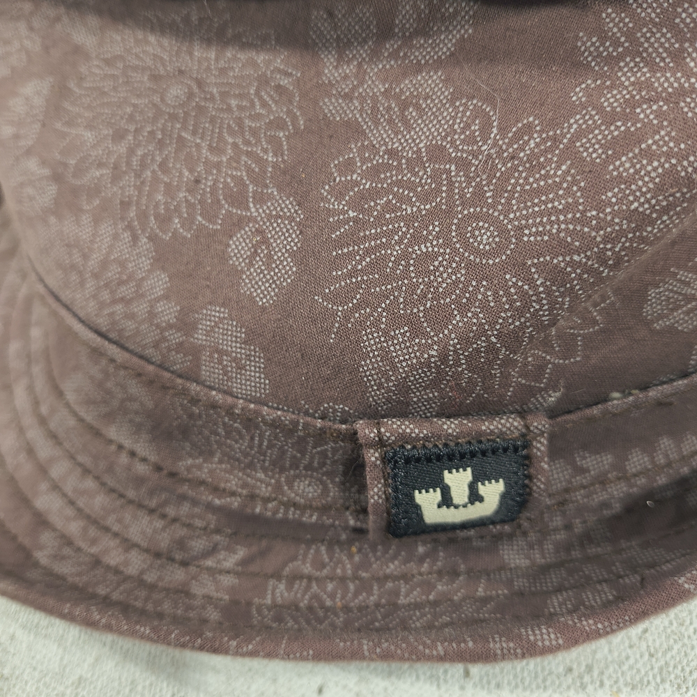 Groovin Men's Brown Graphic Design Fedora Hat Size Medium - Picture 2 of 6
